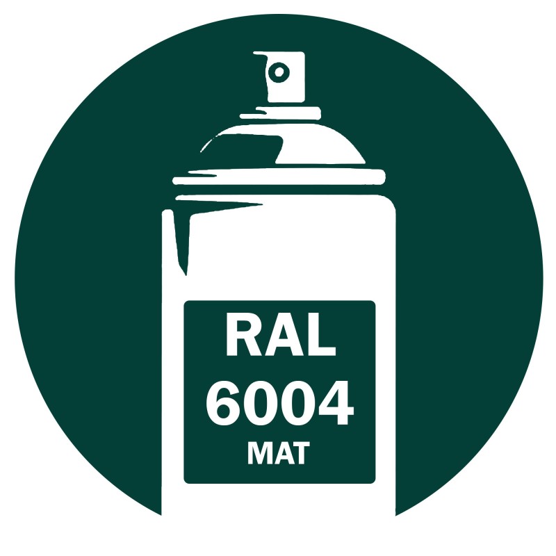 Bombe de peinture RAL 6004 Vert bleu mat 400ml