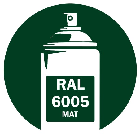 Bombe de peinture RAL 6005 Vert mousse Mat 400ml