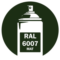 Bombe de peinture RAL 6007 Vert bouteille Mat