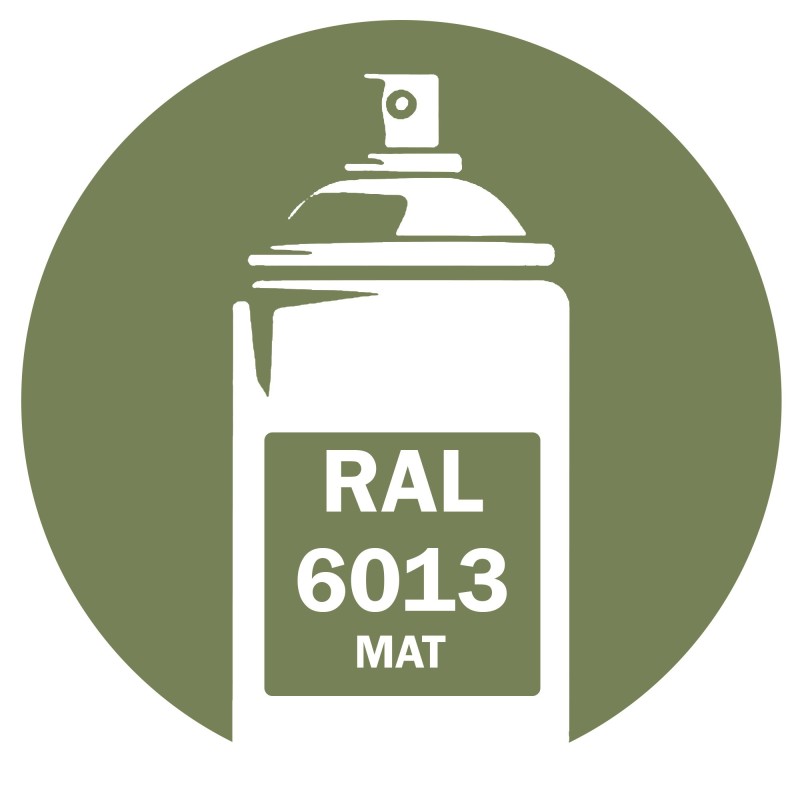 Bombe de peinture RAL 6013 Vert Jonc mat DISOLAC Bombe de peinture RAL 6013 Vert Jonc mat DISOLAC