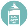 Bombe de peinture RAL 6027 Mat DISOLAC 400ml Bombe de peinture RAL 6027 Mat DISOLAC 400ml