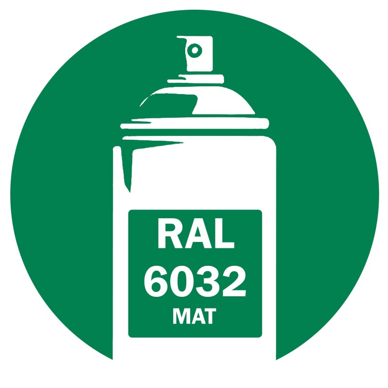 Bombe de peinture RAL 6032 Vert mat DISOLAC 400ml