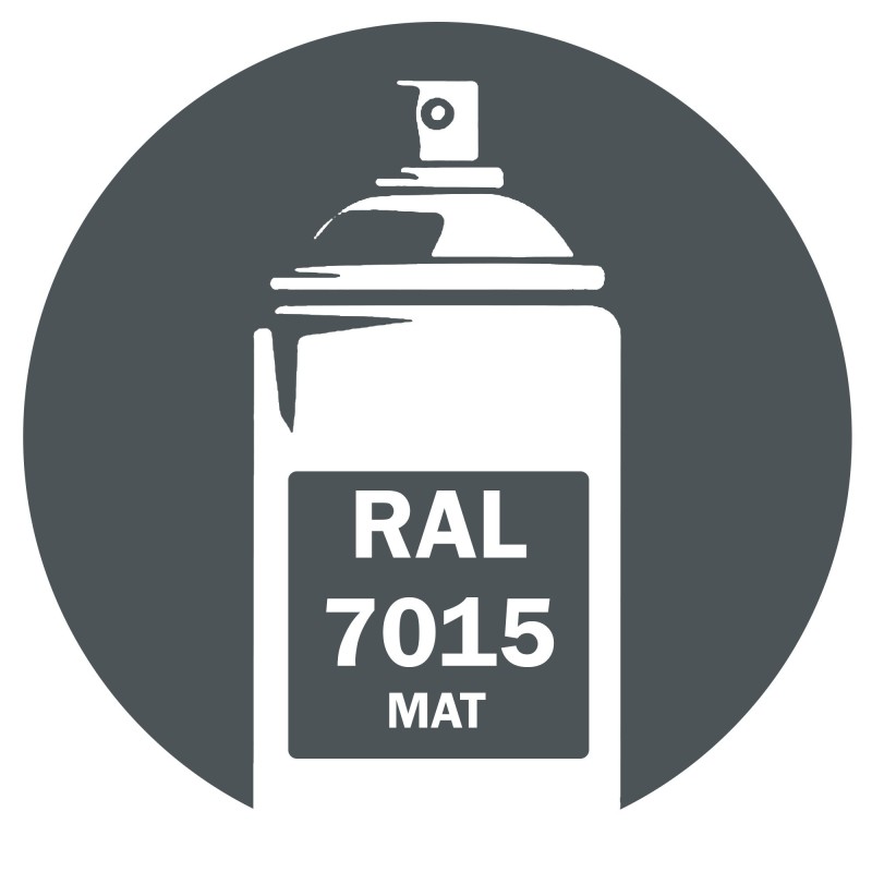 Bombe de peinture RAL 7015 gris ardoise mat Bombe de peinture RAL 7015 gris ardoise mat