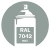 Bombe peinture RAL 7042 Mat DISOLAC 400ml Bombe peinture RAL 7042 Mat DISOLAC 400ml