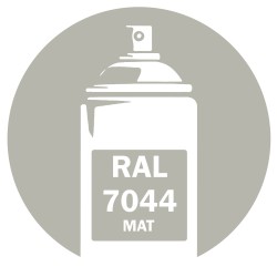Bombe peinture RAL 7044 Gris soie Mat DISOLAC
