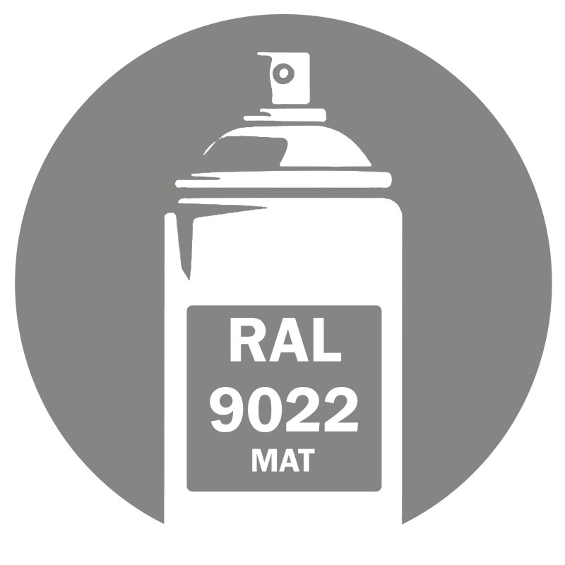 Bombe peinture RAL 9022 Gris clair nacré Mat 400ml