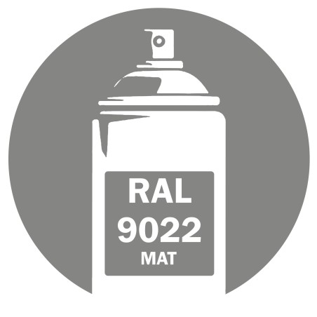 Bombe peinture RAL 9022 Gris clair nacré Mat 400ml