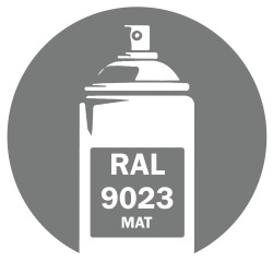 Bombe de peinture RAL 9023 Mat 400ml DISOLAC