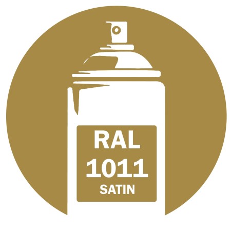 Bombe peinture RAL 1011 Beige brun Satin 400ml
