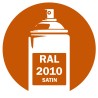 Bombe de peinture RAL 2010 satin DISOLAC 400ml
