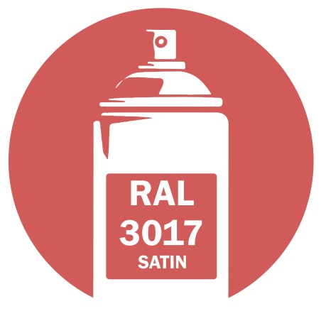 Bombe de peinture RAL 3017 Rosé Satin 400ml