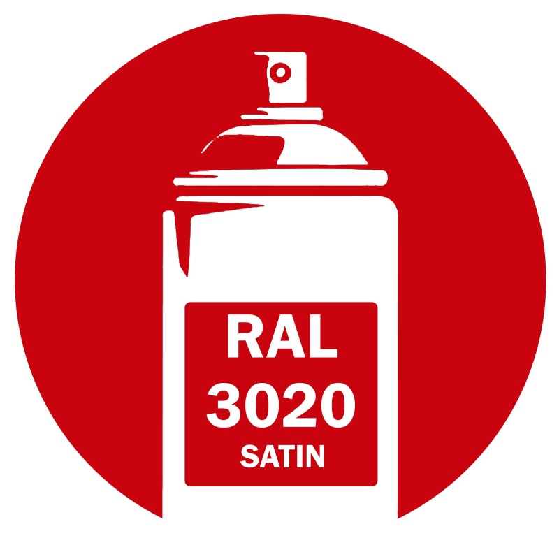 Bombe de peinture RAL 3020 satin 400ml DISOLAC Bombe de peinture RAL 3020 satin 400ml DISOLAC