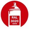 Bombe de peinture RAL 3020 satin 400ml DISOLAC Bombe de peinture RAL 3020 satin 400ml DISOLAC