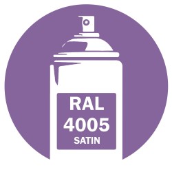 Bombe de peinture RAL 4005 Lilas Bleu Satin 400ml