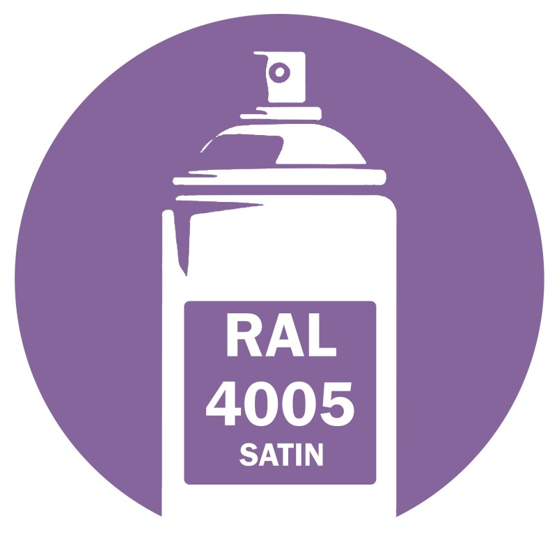 Bombe de peinture RAL 4005 Lilas Bleu Satin 400ml Bombe de peinture RAL 4005 Lilas Bleu Satin 400ml
