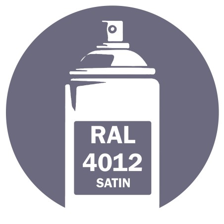 Bombe de peinture RAL 4012 satin DISOLAC 400ml