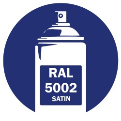 Bombe peinture RAL 5002 Bleu Outremer Satin 400ml