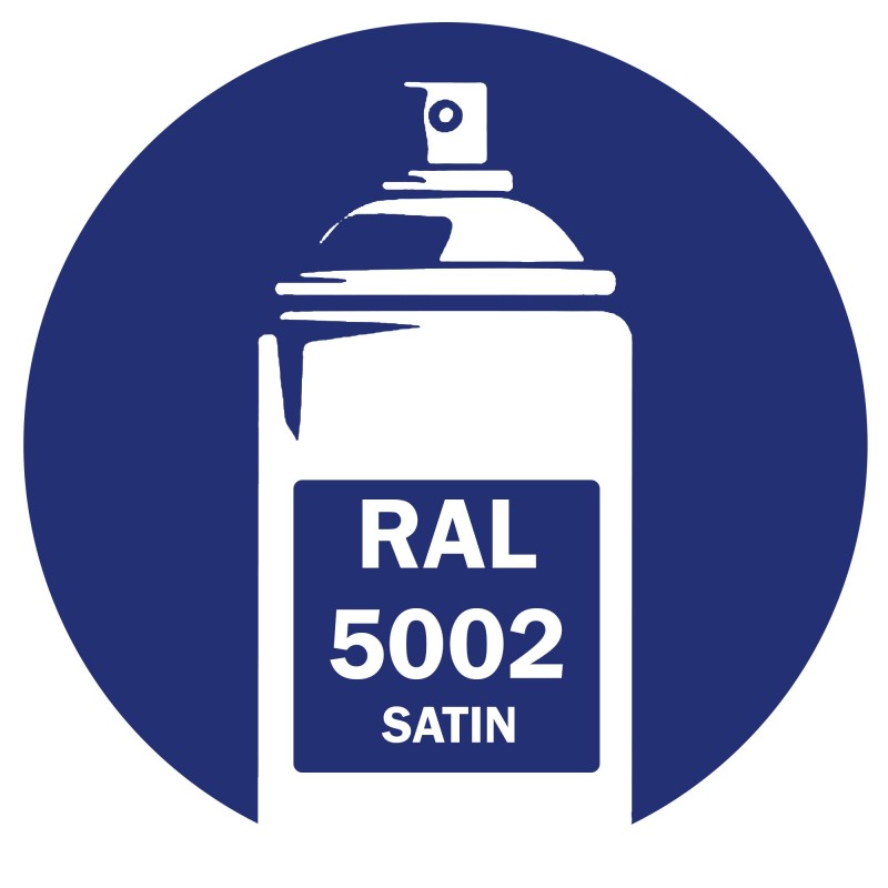 Bombe peinture RAL 5002 Bleu Outremer Satin 400ml Bombe peinture RAL 5002 Bleu Outremer Satin 400ml