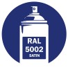 Bombe peinture RAL 5002 Bleu Outremer Satin 400ml Bombe peinture RAL 5002 Bleu Outremer Satin 400ml