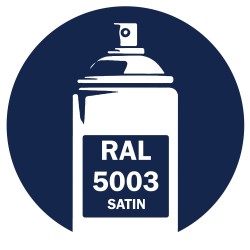 Bombe de peinture Bleu saphir RAL 5003 Satin 400ml