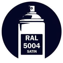 Bombe peinture RAL 5004 Bleu Noir Satin 400ml