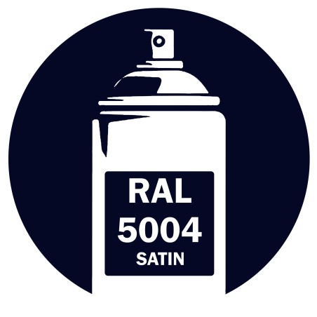 Bombe peinture RAL 5004 Bleu Noir Satin 400ml