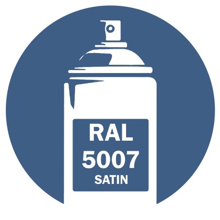Bombe de peinture RAL 5007 Bleu Satin DISOLAC 400ml
