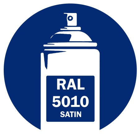 Bombe de peinture RAL 5010 Bleu gentiane satin