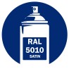 Bombe de peinture RAL 5010 Bleu gentiane satin Bombe de peinture RAL 5010 Bleu gentiane satin