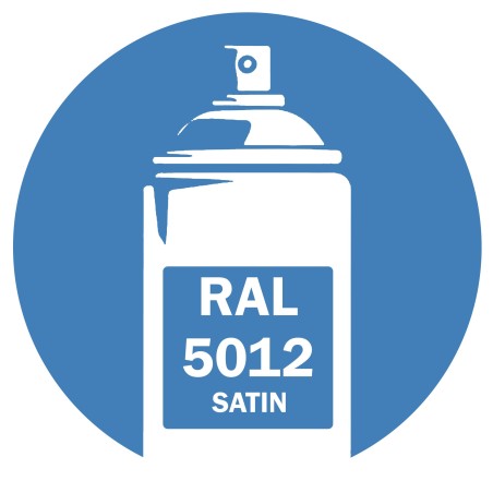 Bombe de peinture RAL 5012 Bleu clair Satin 400ml