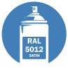 Bombe de peinture RAL 5012 Bleu clair Satin 400ml