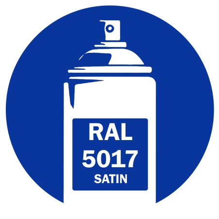 Bombe peinture RAL 5017 Bleu signalisation satin
