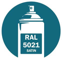 Bombe de peinture RAL 5021 satin 400ml