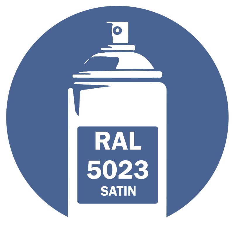 Bombe peinture RAL 5023 Bleu Satin 400ml