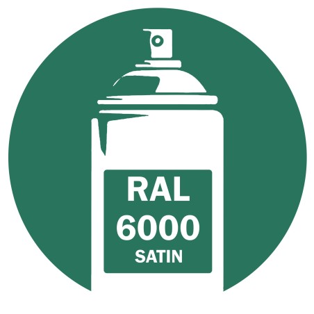 Bombe de peinture RAL 6000 Vert patine satin 400ml