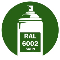 Bombe de peinture RAL 6002 Vert feuillage 400ml