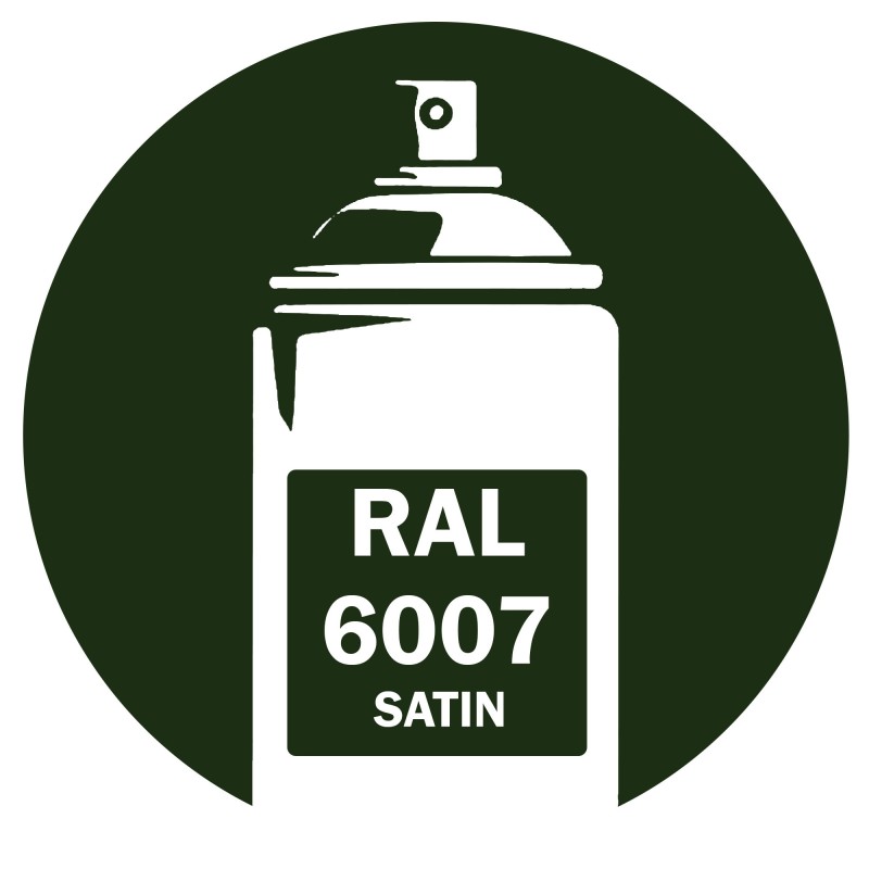 Bombe de peinture RAL 6007 Vert DISOLAC 400ml