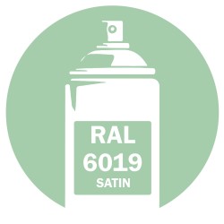 Bombe de peinture RAL 6019 Vert blanc DISOLAC 400ml