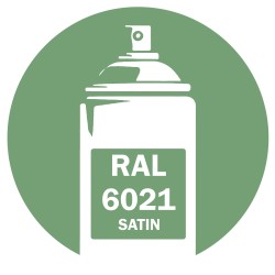 Bombe de peinture RAL 6021 Vert pâle satin 400ml