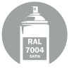 Bombe peinture RAL 7004 Gris satin DISOLAC 400ml