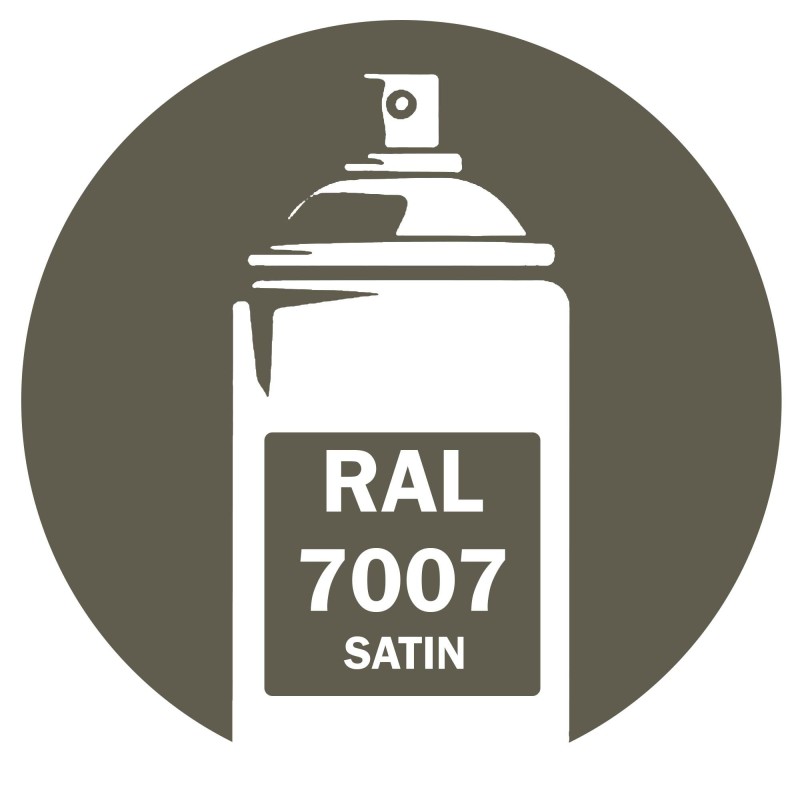 Bombe de peinture RAL 7007 satin DISOLAC 400ml
