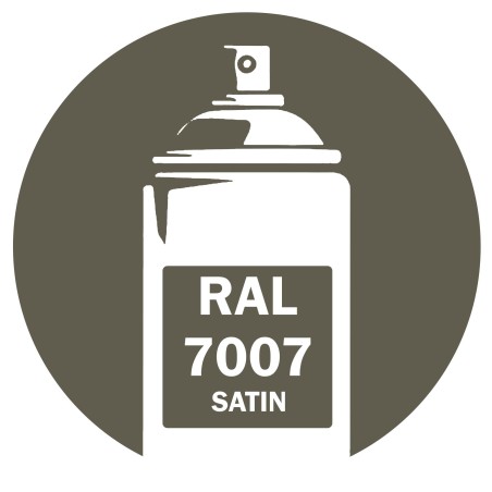 Bombe de peinture RAL 7007 satin DISOLAC 400ml