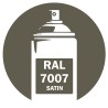 Bombe de peinture RAL 7007 satin DISOLAC 400ml