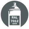 Bombe peinture RAL 7012 Gris basalte Satin 400ml