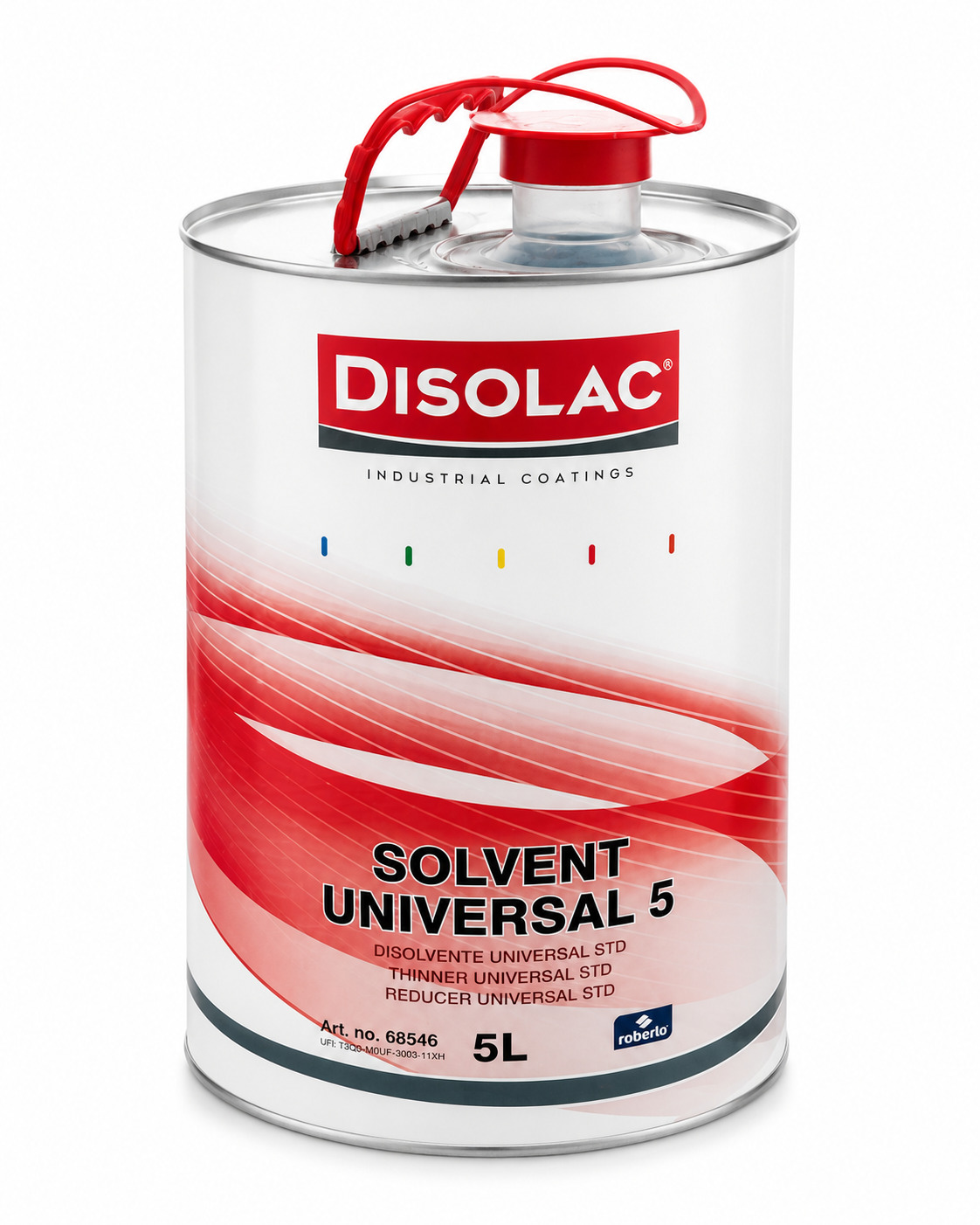 Diluant DISOLAC SOLVENT UNIVERSAL 5 litres pour peinture industrielle
