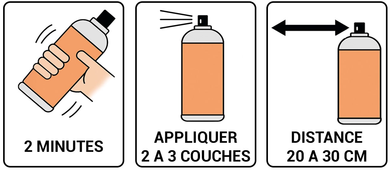peinture express notice utilisation bombe de peinture francais france